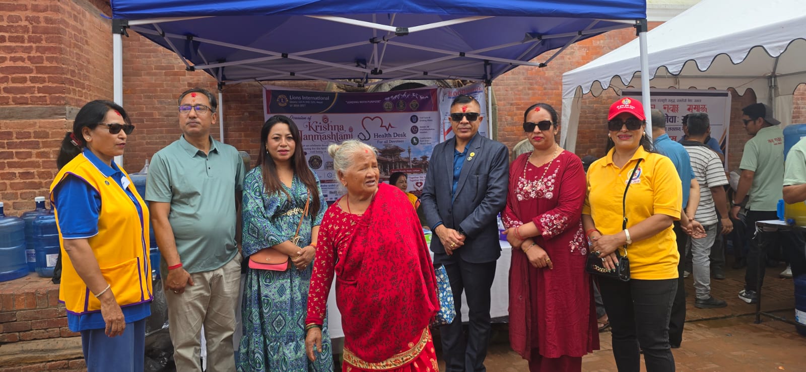 जन्माष्टमीमा भक्तजनका लागि LCK टेम्पल सिद्धिबिनायक र ब्लड हस्पिटलद्वारा सञ्चालित निःशुल्क स्वास्थ्य शिविर तथा हेल्थ डेस्क सफलतापूर्वक सम्पन्न