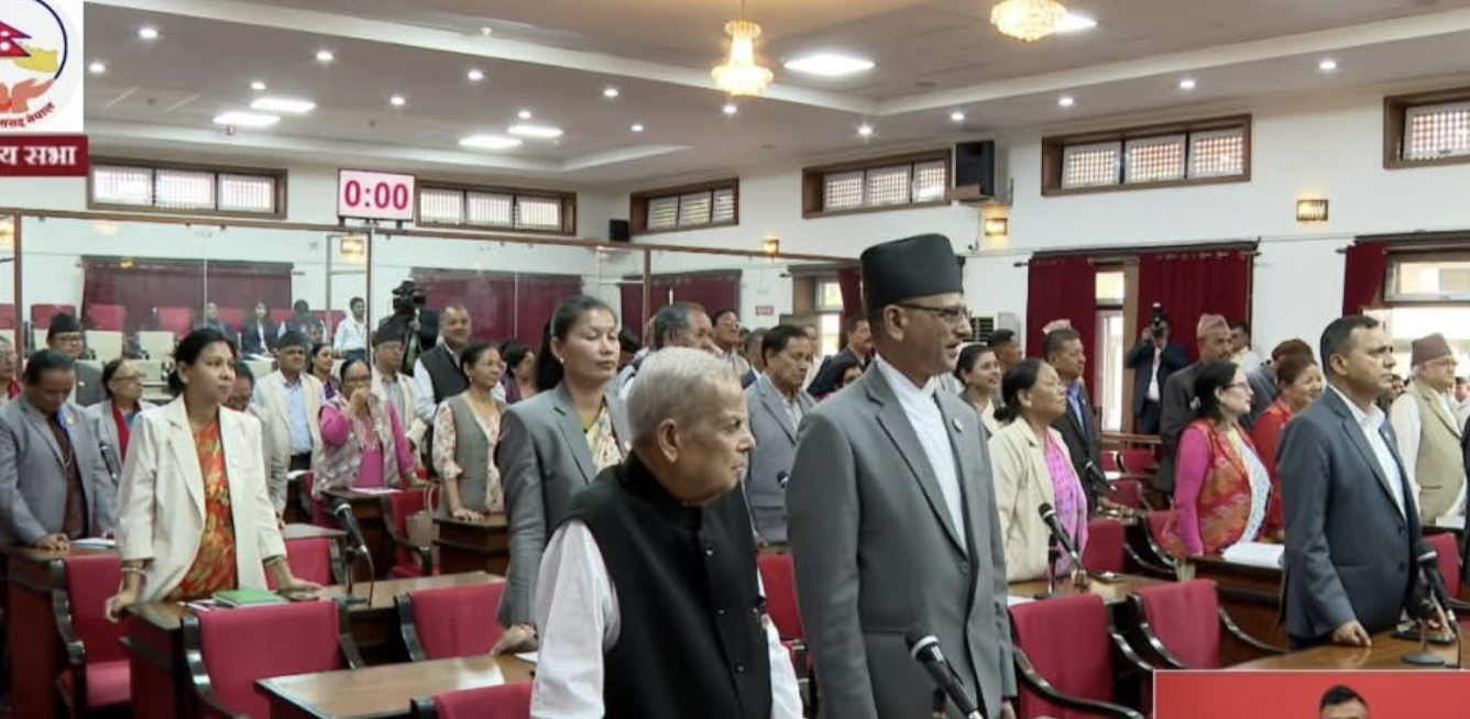 राष्ट्रिय सभा बैठकमा विपक्षी दलहरूको अवरोध