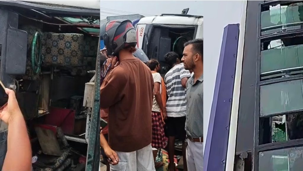 बारामा यात्रुवाहक बस पल्टिँदा ८ जना घाइते, एकको अवस्था गम्भीर