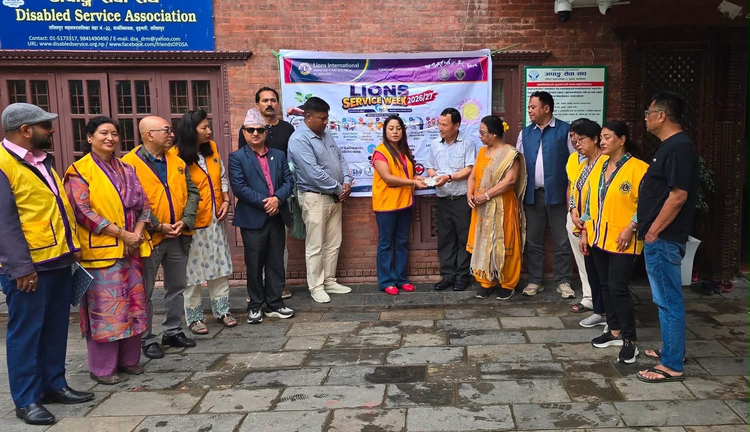 ‘Leading with Purpose’ नारासहित लायन्स क्लब अफ काठमाडौं टेम्पल सिद्धिविनायकको ‘सेवा सप्ताह २०२६/२७’ सम्पन्न